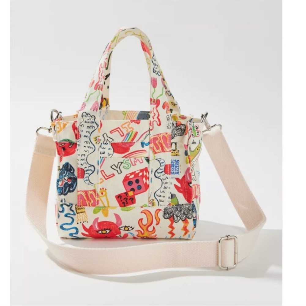 Holly Simple Graphic Doodle Bag